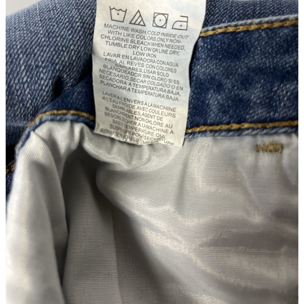 Lee Riders Capri Jeans Plus Size 22M BlueDenim Midrise Stretch Cropped Casual - Picture 7 of 7
